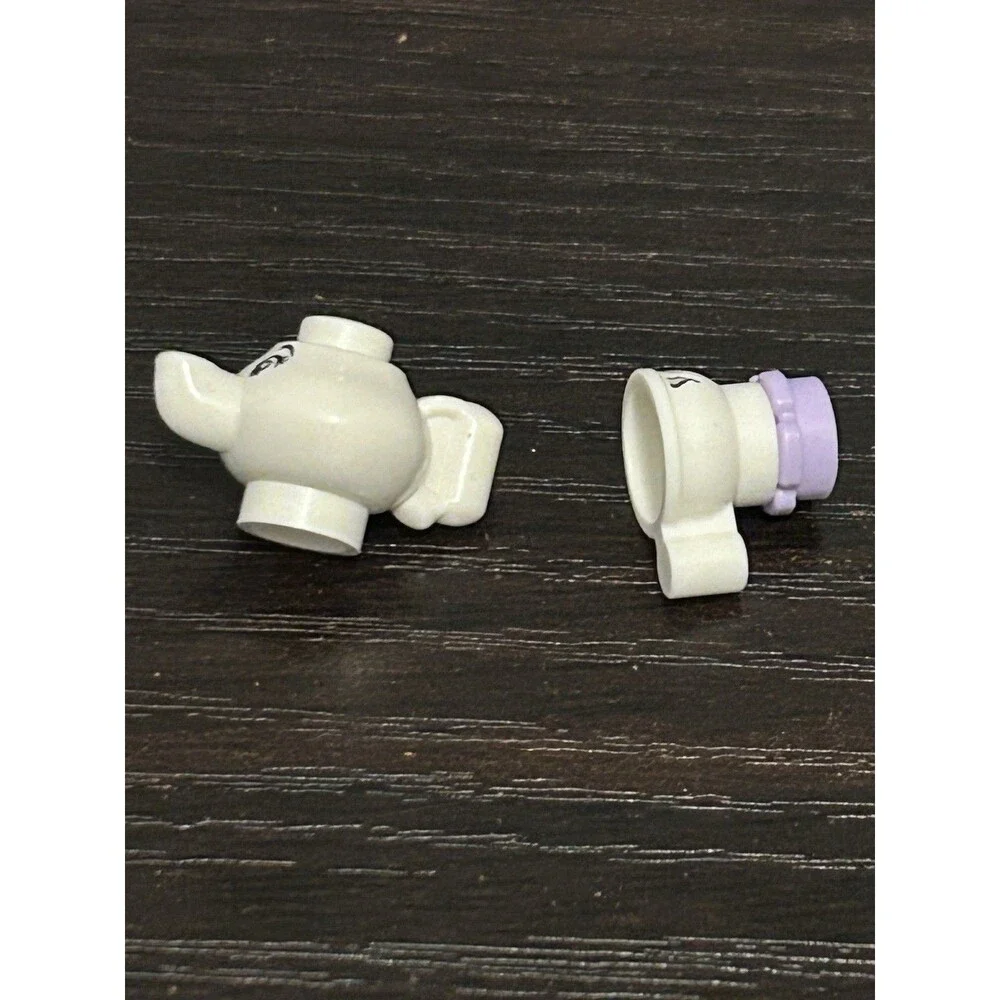 LEGO Mrs. Potts CHIP Beauty Beast Figure Teapot Cup Face Disney Minifigure Piece - Picture 5 of 5